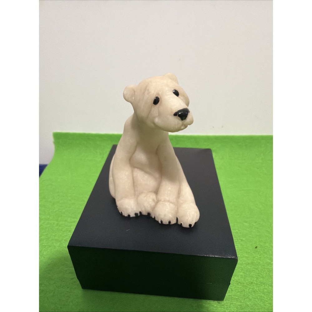 Vintage Quarry Critter Second Nature Designs Polar Bear "Paulie" EUC